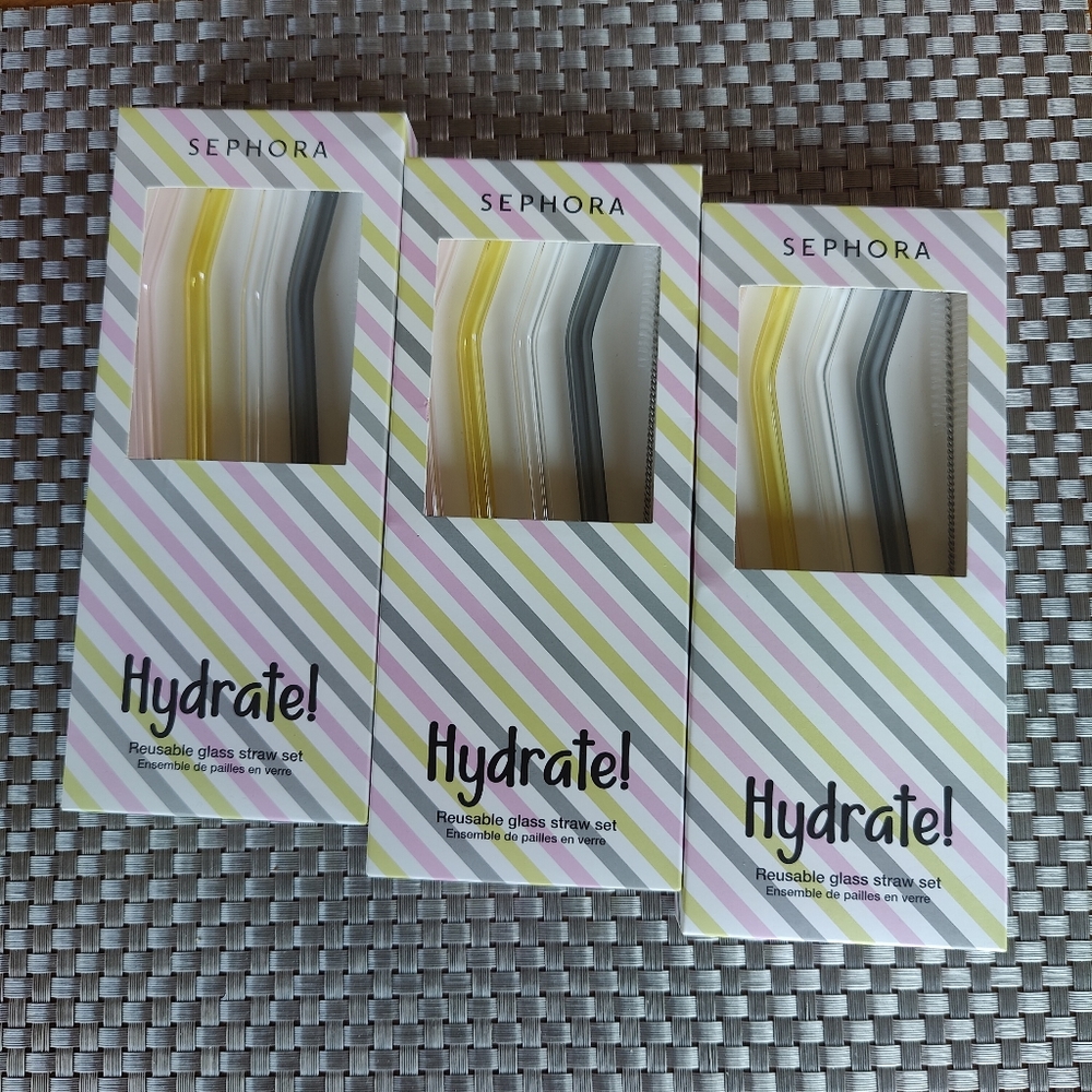 sephora reusable glass straw set